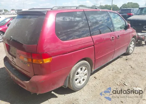 2004 Honda Odyssey Ex-L из США, поврежденный, VIN 5FNRL18024B149736